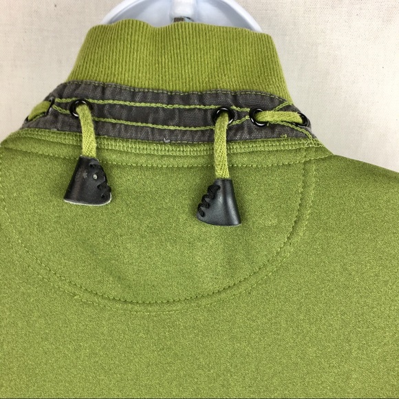 Gersemi Green Sweatshirt zip up Jacket Polyester M - Picture 5 of 8